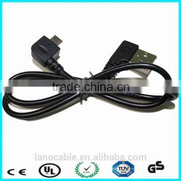 Custom Right Angle 24awg 2c Usb Charging Cable