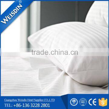 High Quality Blend Cotton and Polyester White 1cm Stripe Envelope Pillow Cover for Sale photo-3