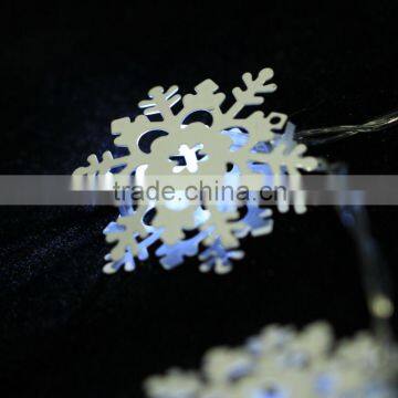 led christmas light led metal snowflake light
