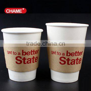 Hot selling cheap paper hot drink cup sleeves