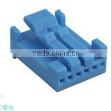 6 pin blue plastic auto connector housing DJ7061-1-21