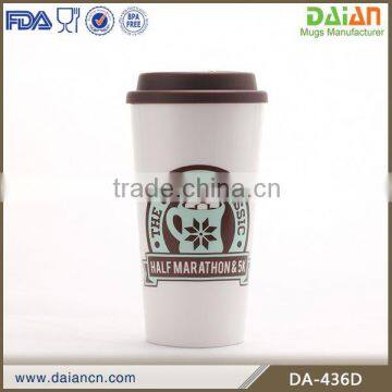 Customized double wall plastic tumbler dishwasher safe