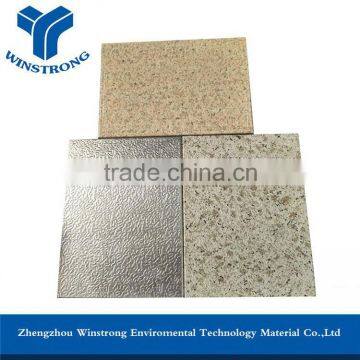 Outdoor aluminum curtain wall panels