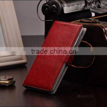 High grade Litchee skin PU leather case for Galaxy Note 3 goods from china