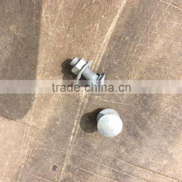 Highway guardrail plate uses Bolt Nut