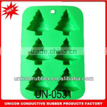 Hot sale christmas silicone cake mold for make many styles cake UN-0531