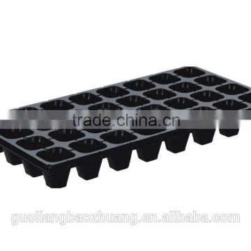 Q72/Q98/Q128 Black Plastic Flower Seed Tray