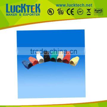 RJ45 network PVC boots, cat.5e /cat.6 connector colorful boots