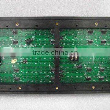 single Red module led display P10