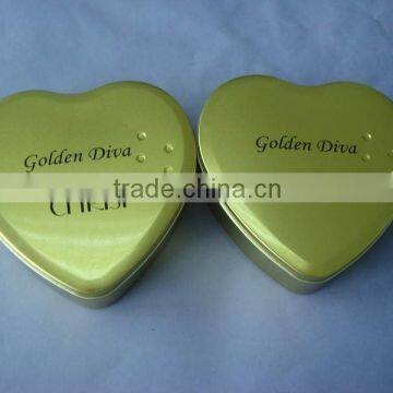 Heart Shape Watch Packing Tin Box