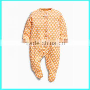 Brand new baby footed one piece leotard organic footed one piece