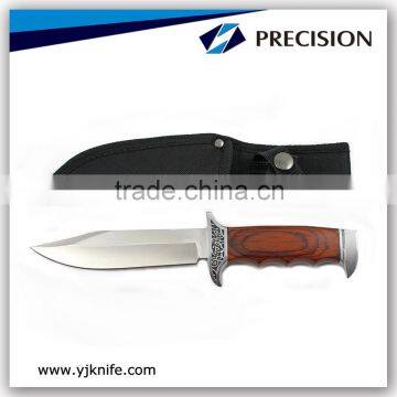 Best Quality Camping Equipment Rescue Knife with Wooden Handle