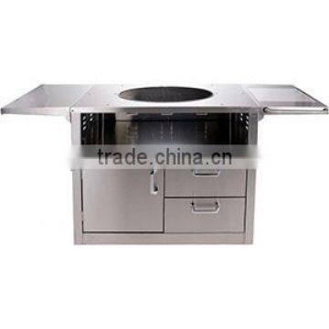 Luxury Commercial Movable Ceramic Egg Grill With Stainless Steel Trolley(AU-215S2) photo-6