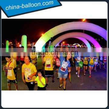 hot sell beautiful inflatable party arch, inflatable lighting arch for party decoration