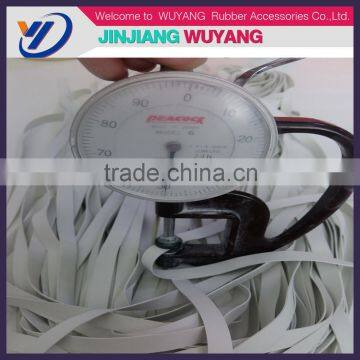 Wuyang latex elastic rubber for shoes cover in hosptial elastic rubber for swimwear elastic latex natural rubber bands                        
                                                Quality Choice