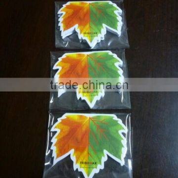 sticky memo shaped erasable notepad