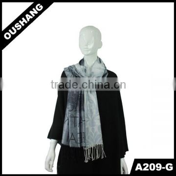 A209-G Polyester Acrylic Scarves Long Scarf Fashion Shawl