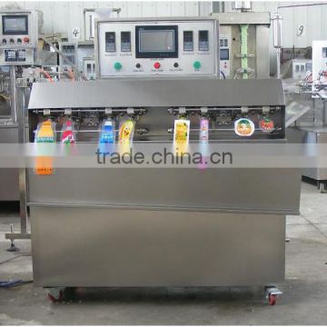 plastic bottle shape fruit juice filling sealing machine