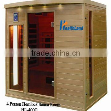 Luxury Infrared Brown Glass Sauna