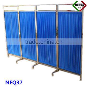 NFQ37 4 Folding Ward Screen , medical room dividers