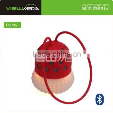 Lighty shenzhen factory wireless new model speaker Bluetooth with led light