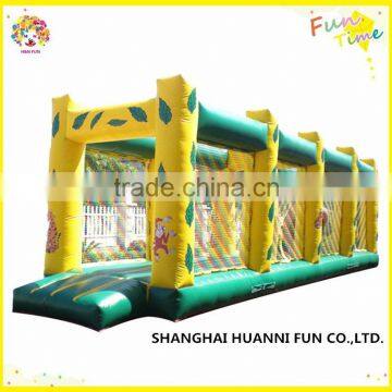 Inflatable indoor playground equipment outdoor playground jungle obstacle course