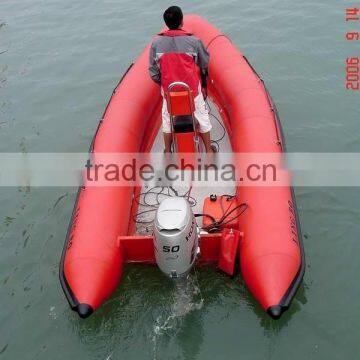 RIB inflatable boat for 4-11 persons