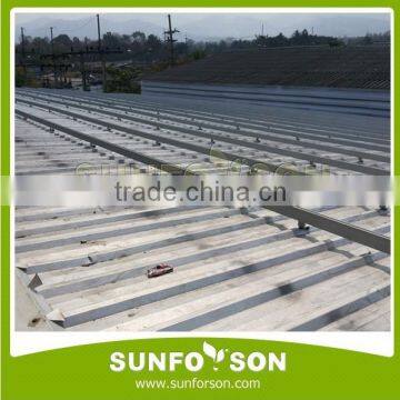 Al6005 Sloped Roof Solar Panel Mounting Structure Support System