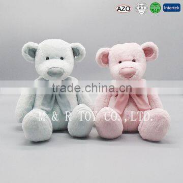 New Design Blue and Pink Plush Bear Toys for Valentine Gifts