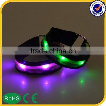 2016newest best selling items reflective armband with led light