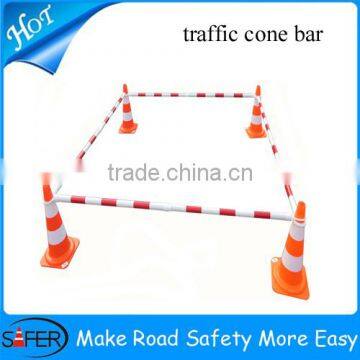 Day and Night Reflective Adjustable Plastic Cone Bar