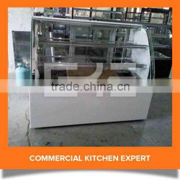 Curved Glass Door Arch Shape Commercial Display Cake Refrigerator Showcase Bakery Cake Display Chiller photo-2