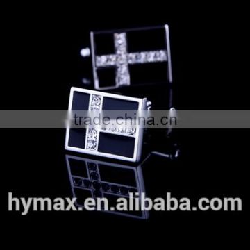 delicate diamond cross shirt mens custom cufflinks