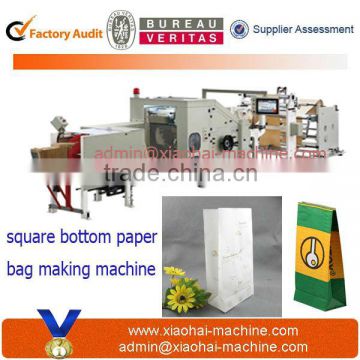 equipment for the manufacture of paper bags