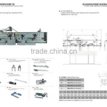 4 panels center opening door opeator(VVVF)HDO-05V