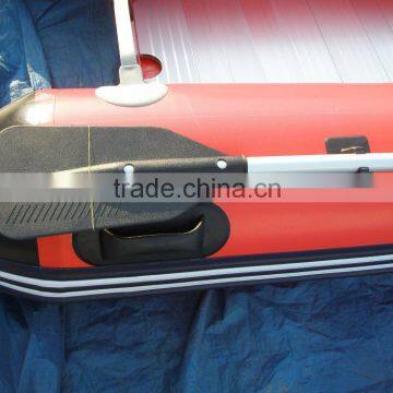 Red And Black Inflatable Motor Boat For Fishing photo-6