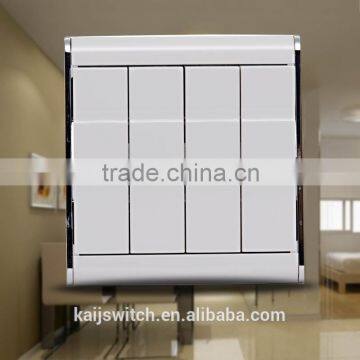 UK Standard Simple Style Four Gang Light Switch Plates Wholesale photo-3