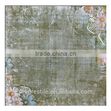 flower design tiles, living room tiles design, ceramic tile flooring (PMTR66019)