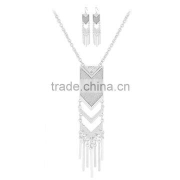 alloy Jacquard Ribbon romantic Necklace