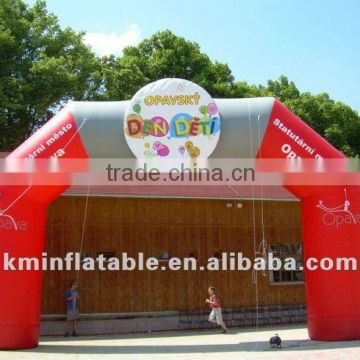 inflatable advertising promotional arch with billboard