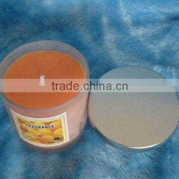 Grapefruit Organic Soy Wax Scented Candle with metal lid