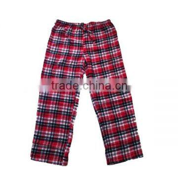 2016 customized men's pure cotton full length pyjamas