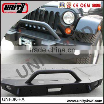 wholesale china 4x4 accessories front Bumper for wrangler 4x4 bull bar