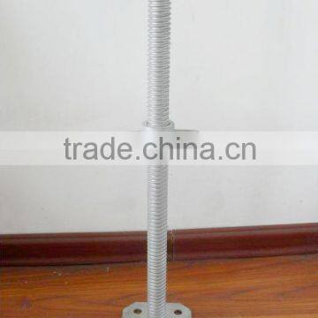 adjustable scaffolding leg for building materials