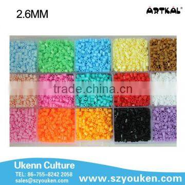 artkal beading kits mini 2.6mm perler beads 11500 fuse beads/box 15 colors jewelry accessories