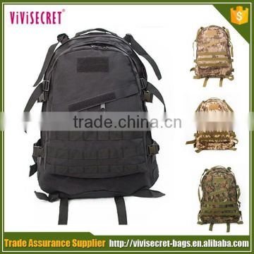 large capacity new design black waterproof military tactical backpack