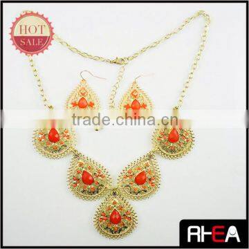 2014 Wholesale Fashion New Trend Alloy Necklace Jewelry Set