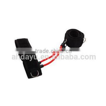 Set of 4 Leg Thigh Latex Resistance Band Gym Fitness Exercise Strong Tube Ankle Straps