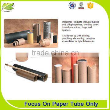 China sipplier Recyclable cylinder kfaft paper core tube