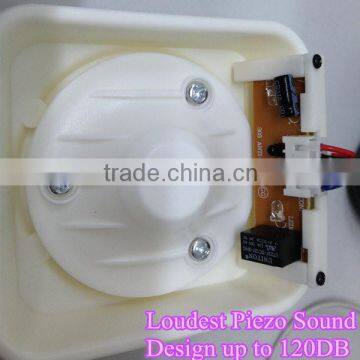 ABS Housing With UV Resistance Piezo Sound 120db Strobe Siren Speaker Outdoor Siren photo-5